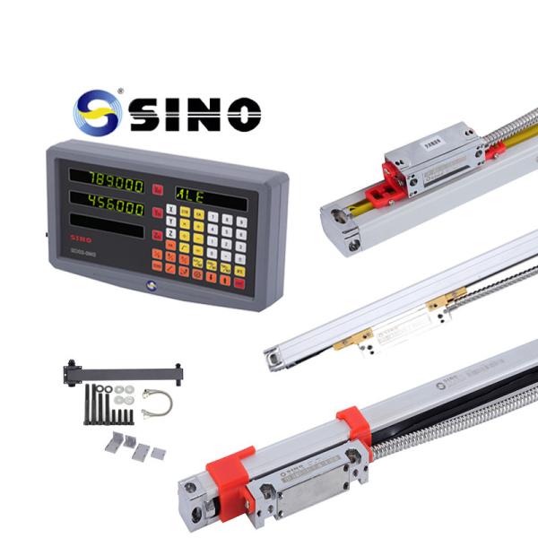 SINO Digital Readout SDS 2-3MS 2 Axes Metal LCD Full For Milling Machine DRO 0.005mm Resolution Practical With Linear Encoder