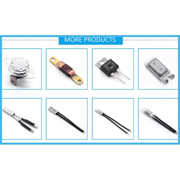 9x13mm 250V TCO Thermal Cutoff Fuse 115C Ceramic Case Electrical Fusible Link