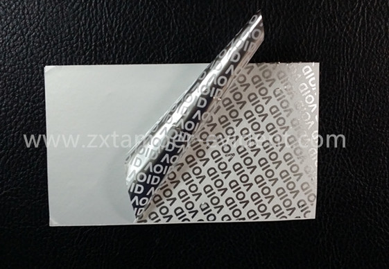 High Residue VOID Tamper Evident Seals / Custom Tamper Resistant Tape