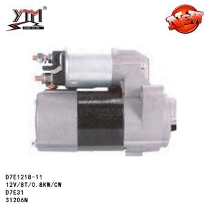 China D7E1218-11 NISSAN INFINITI Engine Starter Motor  8T 0.8KW D7E31 31206N on sale