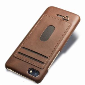 Simple Card Slot Matte PU + PTU Phone Back Case For Xiaomi Smartphones Redmi note 5 Pro Redmi6A  Multi Color