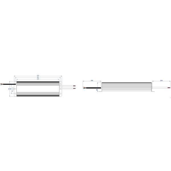 RoHS Ultralight High Efficiency LED Driver , Multipurpose LED Waterproof Driver
