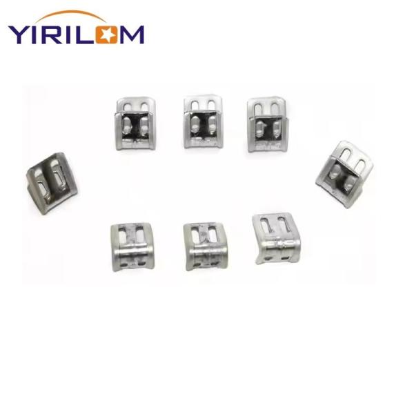 Quality Custom Iron Furniture 4-Hole Zigzag Spring Sofa Clips for sale