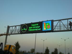 Buy cheap City Roadside Variable Message Sign P10 P16 P20 City Road Gantry Top Variable Message Sign Full Color LED display product
