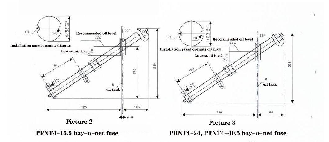 Bay-O-Net Tap Changer Switch Fuse for Oil Transformer Xrnt4-40.5/63