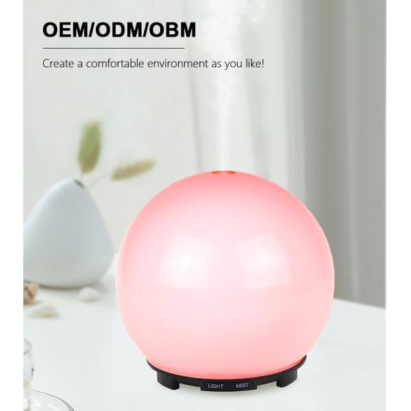 Waterless 9W 200ml Glass Aroma Diffuser With Cool Mist