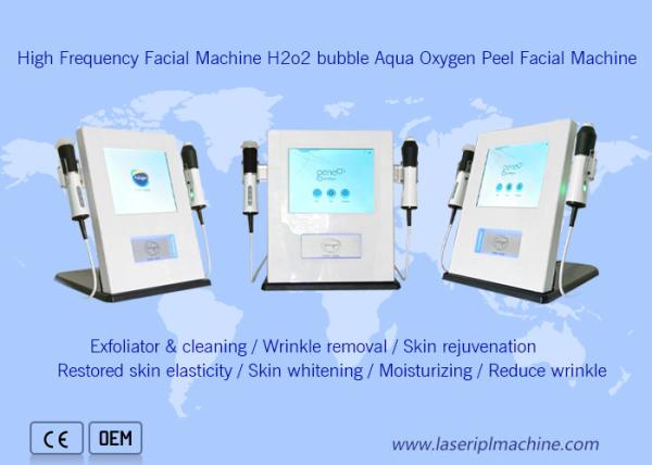 Quality Ce High Frequency Beauty Machine Facial Bubble Aque Oxygen Peel for sale