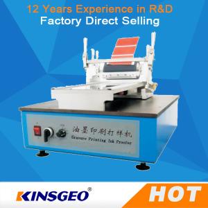 Buy cheap 120W Printing Coating Testing Machines Ink Proofer Repeatable Gravure 26kg with Size 500x425x350mm product