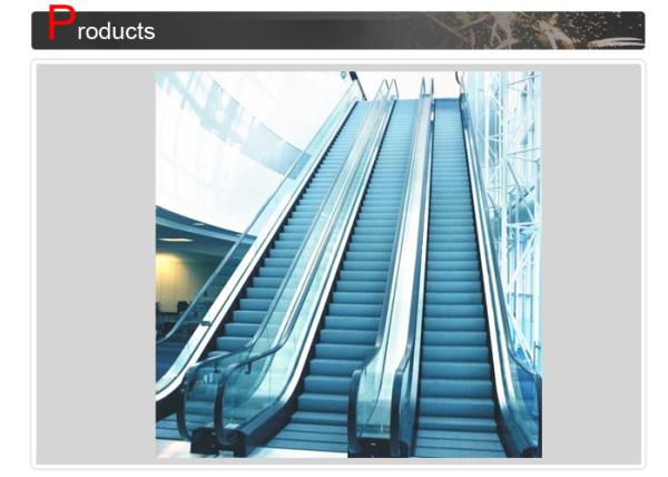 Quality 30°/35°Indoor And Outdoor Elevator Moving Walk Escalator With VVVF Driving Control System for sale