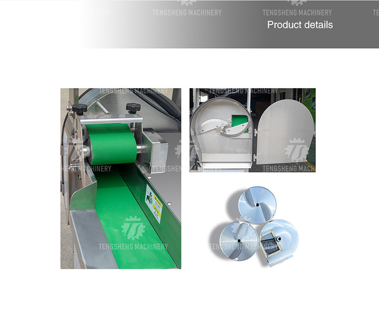 Balsam Pear Rutabaga Industrial Fruit Slicer , Fresh Organism Vegetable Cube Cutting Machine