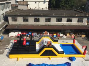 Buy cheap Barry Extreme Inflatable Run Large Pirate Ship Theme Blow Up Obstacle Course product