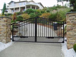 Buy cheap Aluminum Gate  metal gate garden gate driveway gate product