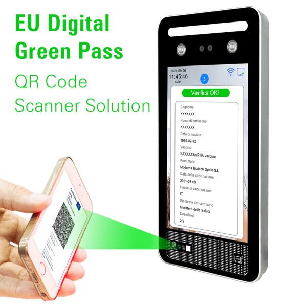 Quality C19 App EU Vaccine EU Green Pass Scanner Verifica Italy QR Code Scanner Reader for sale
