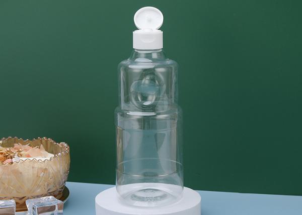 Quality ISO9001 350ml HAPE Clear Plastic Screw Top Bottles BPA Free for sale