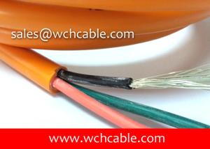 China High Quality Orange Thermoplastic Polyurethane TPU Coated Multicore Control Cable on sale