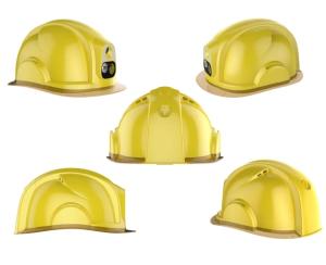 China 4G Construction Hard Hat Camera Removeable Batteries Build In LED Lighting on sale