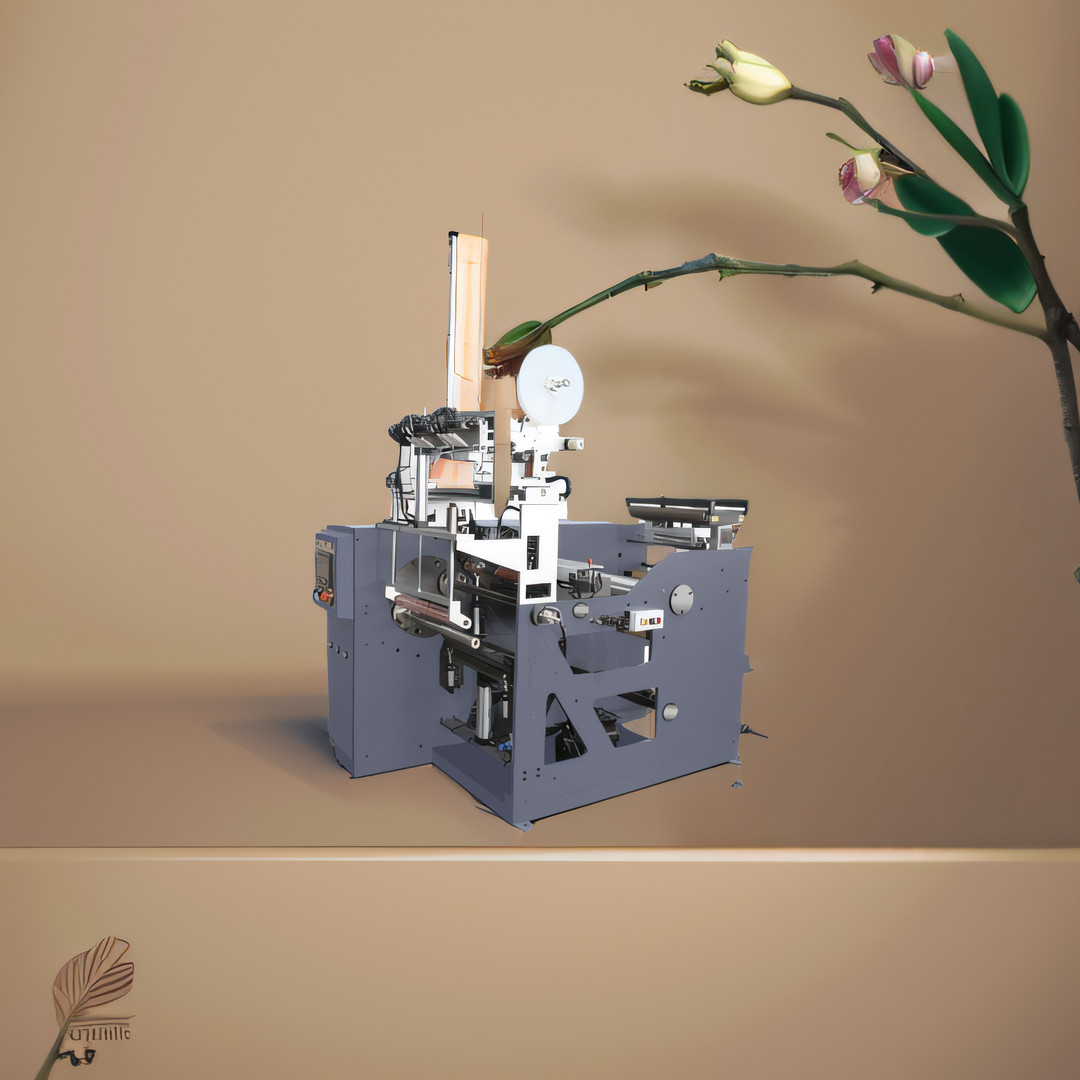 SZ-B Semi Auto slitting and rewinding machine turret slitter non-glue labeling function glueless glue free