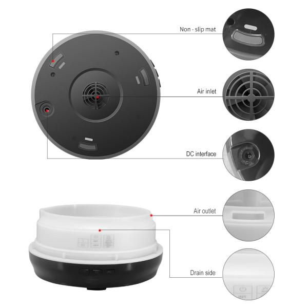 7 Color Light Iron 500ML Essential Oil Diffuser