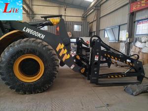 Buy cheap 5 Ton Wheel Loader log Grapple 1.8CBM Front End Wheel Loader with log grapple wheel loader grapple attachments product