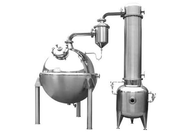 Quality Concentration distill of liquid material Ball concentrating tank  in food stuff 1000L for sale