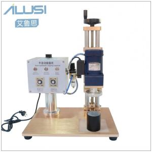 China Semi Auto Cap Closer High Speed Rotary Cap Lock Glass Jar Plastic Bottle Twist off Lug Sealing Capping Machine on sale