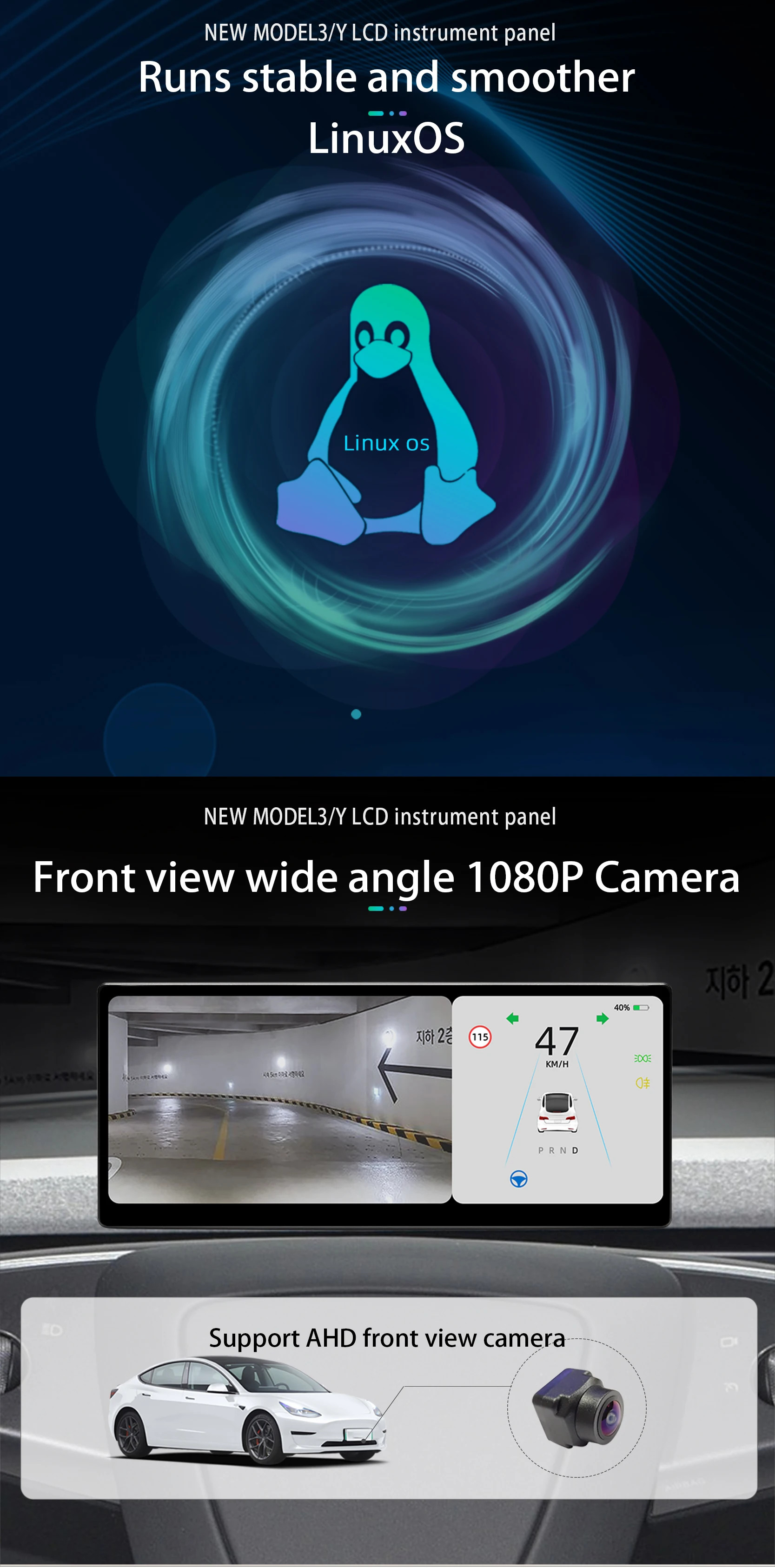 8.9 Inch Car Screen Carplay Car Audio System Car Stereo For Tesla Model Y / Tesla Model 3