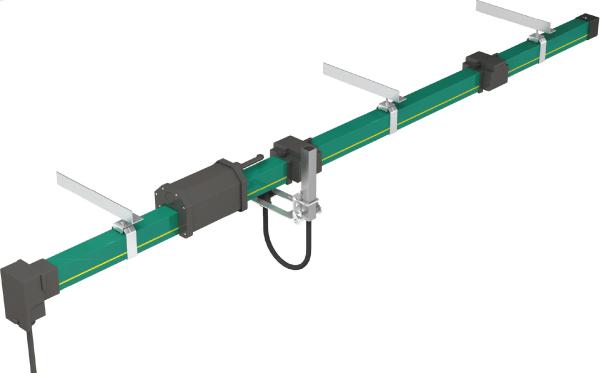 Quality HFP56 PVC Housing Overhead Crane Hoist Parts Enclosed Conductor Rail System for sale