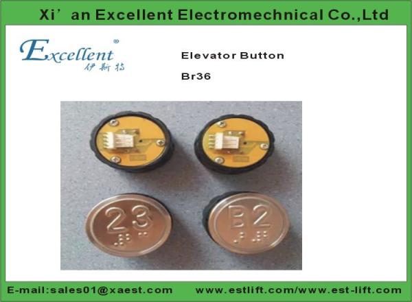 Quality Elevator parts Otis elevator buttons model BR36 of elevator parts and components of best price made in China for sale