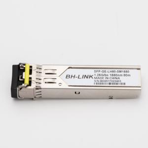 Buy cheap Compatible With Cisco Huawei H3C Ruijie SFP-GE-LH80-SM1550 Optical Module 1.25G 1550nm 80km product