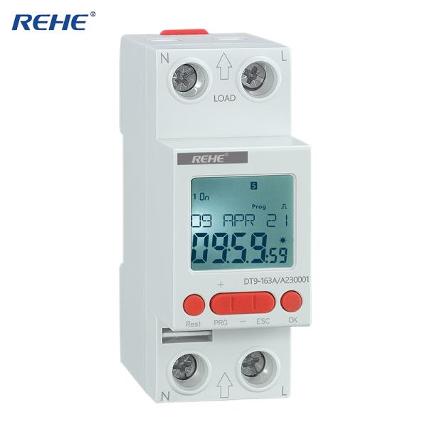 DT9-163 2-MODULE Programmable Switch AC/DC12V-240V AC 230V 50-60Hz 63A/AC1