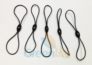 Buy cheap Black Spring Elastic Ball Loops , Olive Shape Bead Ball Bungee Cords Customized product