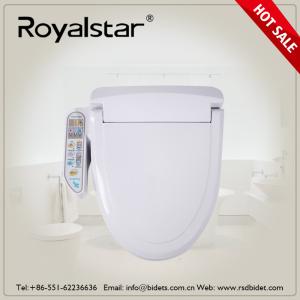 Open Front Heated Toilet Seat Cover , Heated Commode Seat Built In Seat Sensor