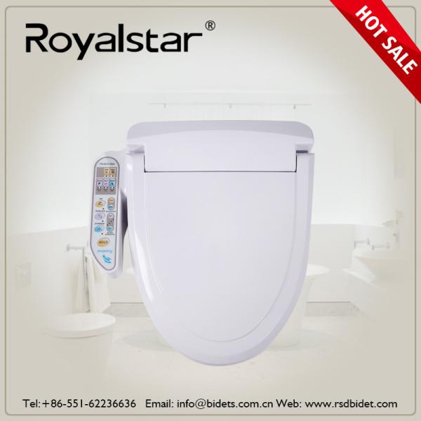 Quality Open Front Heated Toilet Seat Cover , Heated Commode Seat Built In Seat Sensor for sale