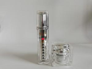 China Custom Made Plastic Lotion Bottle / Transparent PET Cosmetic Bottles on sale