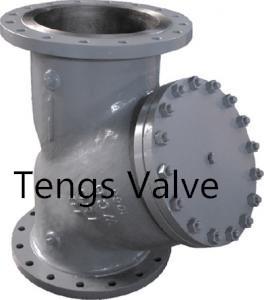 Quality API Flanged Cast Steel Industrial Y Strainer Ansi Y (Wye) Type Filter CLASS 150 LB / 150# for sale