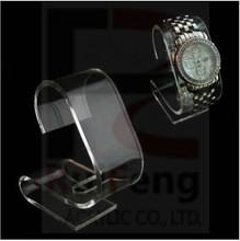 China Custom watch display rack, clear watch display stand, transparent display for watches on sale