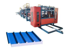 Weight 16.3T Rockwool Sandwich Panel Machine , EPS Sandwich Panel Production Line