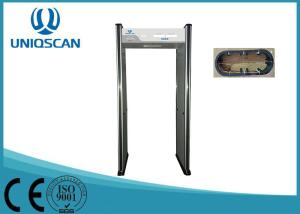 Buy cheap 6 Detect Sensor Zones Walk Through Metal Detector Waterproof For CCTV System product