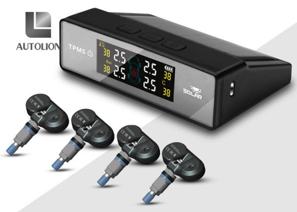 Quality Universal 12v Solar Automatic Tire Pressure Monitoring System , Wireless TPMS System for sale