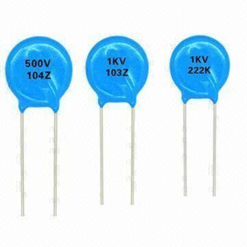 Quality Radial Blue RoHS ±10% Tolerance high voltage ceramic disc capacitors 2KV 10000PF for sale