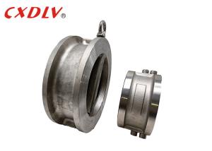 China DN150 EPDM Seat Wafer Type Check Valve Dual Plate Pipe Double Disc Door on sale