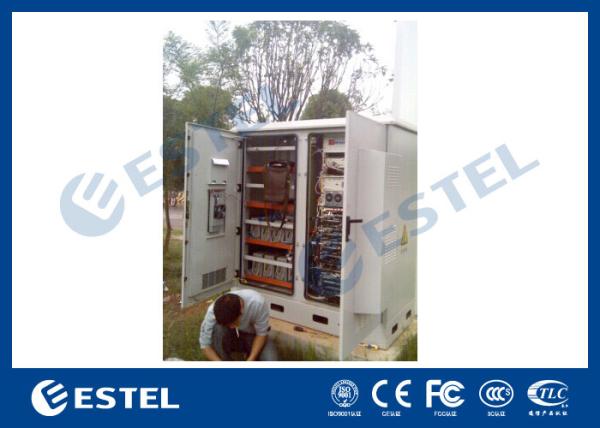 Quality Customized Telecom Outdoor Electrical Cabinet With Environment Monitoring System, PDU, Power System, Battery for sale