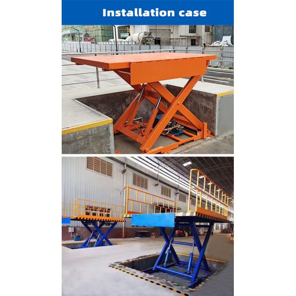 Stationary Electric Hydraulic Scissor Lift 1000kgs Motorised Lifting Platform