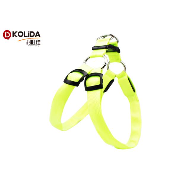 S M L Size No Escape Dog Harness Basic Nylon Vest Reflective Adjustable For Walking