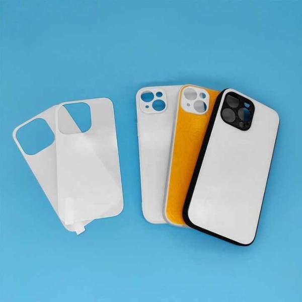 Blank 2D Sublimation Glass Mobile Phone Case For IPhone 14 15 16 Pro Max Plus
