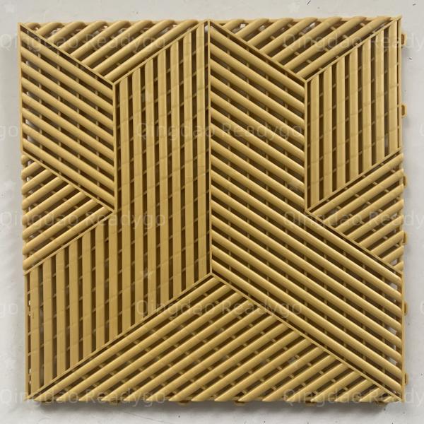 Quality Vinyl New Model no injection point PP workshop warehouse floor tiles dalle pvc sol garage floor tiles for sale