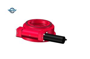 China Zero Backlash 9 Worm Gear Slewing Drive With Encoders For Solar Energy on sale