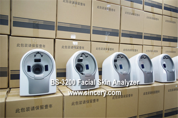 3D facial magic mirror skin analyzer with professional camera