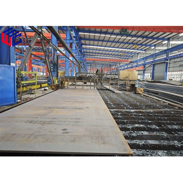 GRADE50 Prefabricated Steel Structures Frame Construction Powder Coating