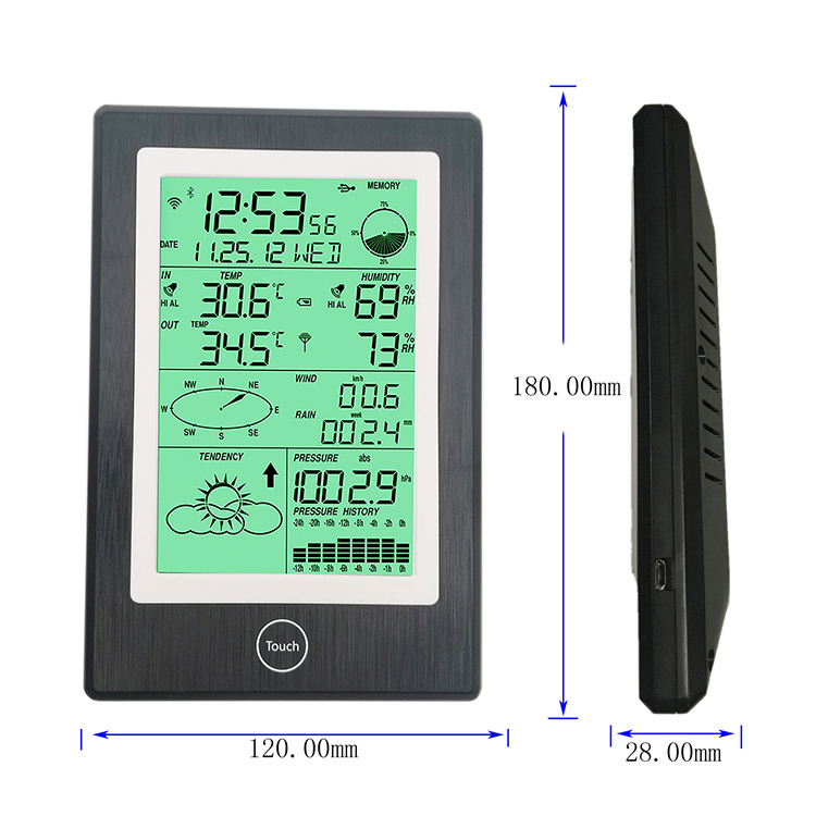 Lightweight Wind Direction And Speed Sensor For Solar Powered WIFI Weather Station